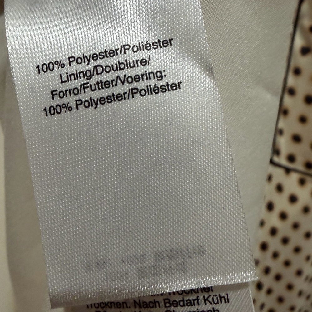 Donna Karan Cream and Black Asymmetrical Dress - Picture 5 of 5